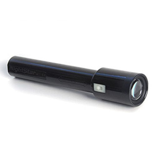 NightStar Shake Flashlight Bulk, 10” length, green LED, polycarbonate body, acrylic lens, capacitor energy storage.
