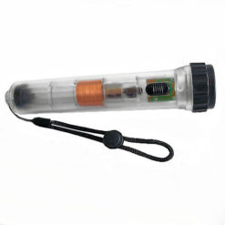 Shake Light 40-B Flashlight. Rechargeable human power flashlight.