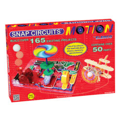 Snap Circuits SCM165 explores the miraculous world of motion.