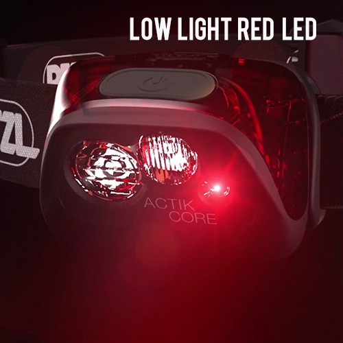 Petzl Actik Core Headlamp Red LED